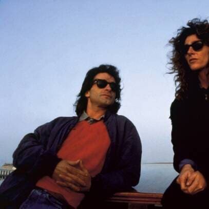 Titouan Lamazou et Florence Arthaud - 1992 à Venise - Photo Isabelle Bich